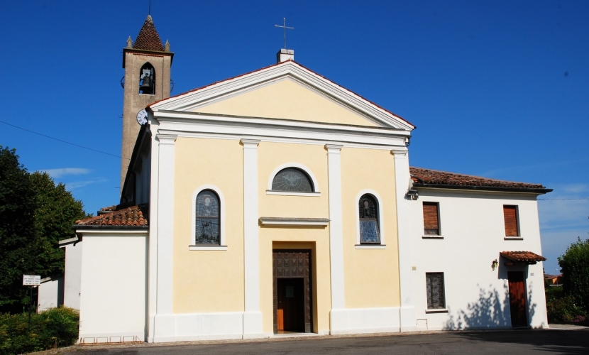 Chiesa Parrocchiale e campanile di Cad&egrave;